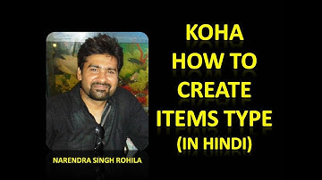 Koha- How to create item type in koha (LMS)