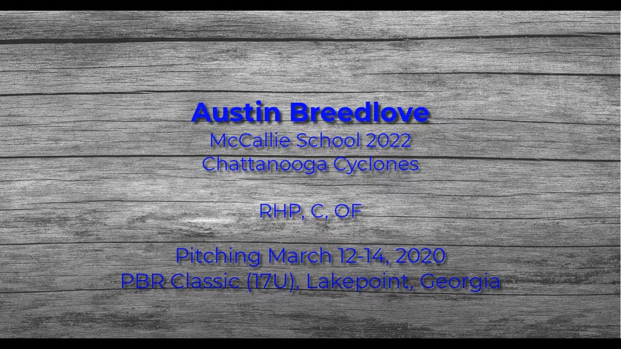 Austin Breedlove Pitching PBR 06 1214 20 YouTube