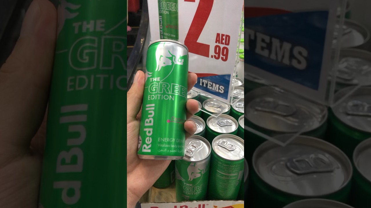 Red Bull Green Edition 0,81$ 🇦🇪 