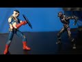 Black panther vs Captain America (falcon)| Stop motion animation
