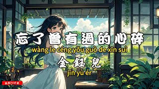 Jin Yuer - Forget the Heartbreak I Had [Traditional Chinese Pinyin Dynamic Lyrics] [CC Subtitles]