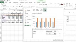 how to create target lines in excel charts : ms excel tips