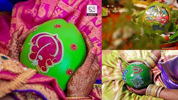 coconut decoration for indian wedding || kobbari bondam decoration for wedding