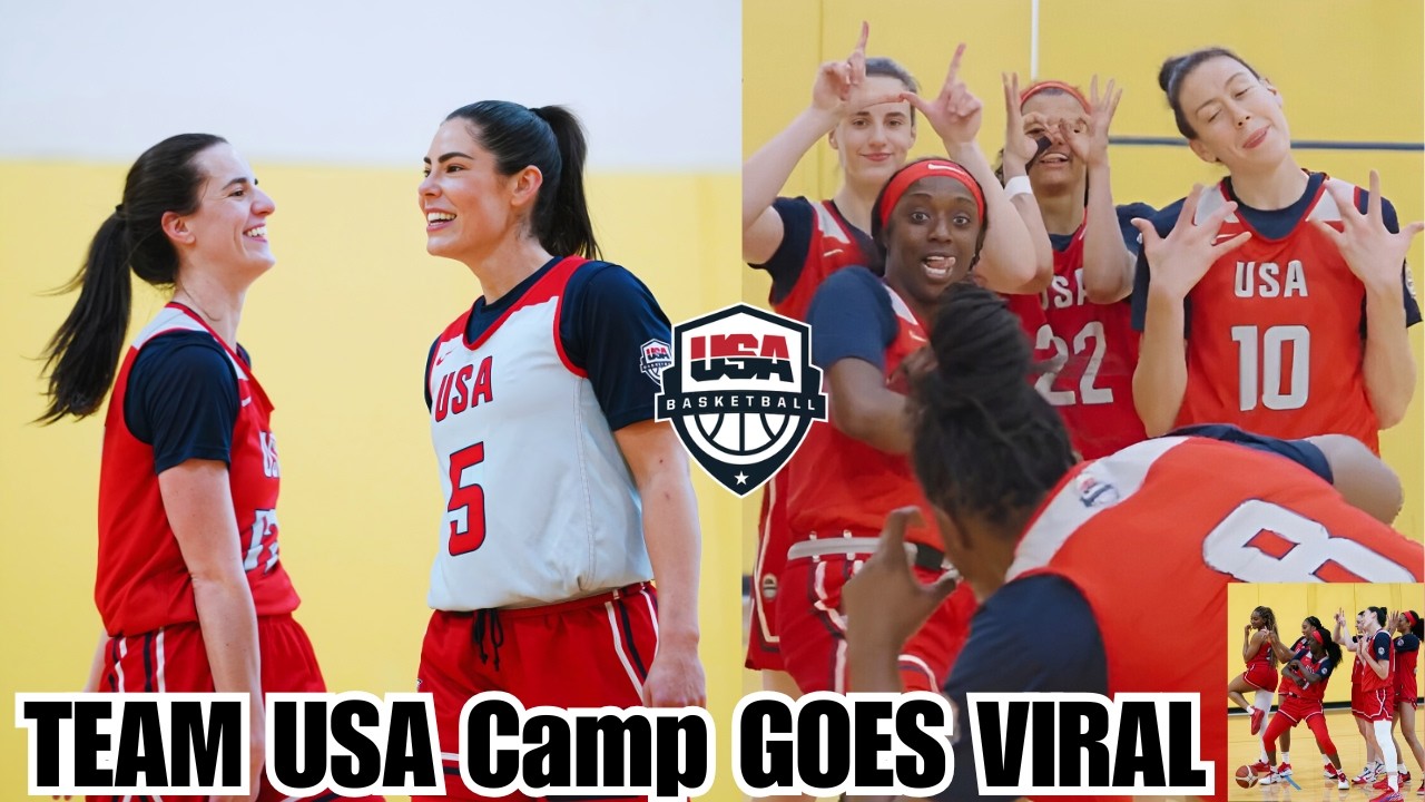 Caitlin Clark STEALS The Show Against Kelsey Plum During Team USA Practice HYPED!