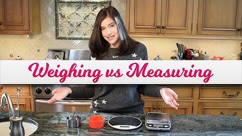 SCALES OR MEASURING CUPS?! | Weighing vs Measuring Ingredients