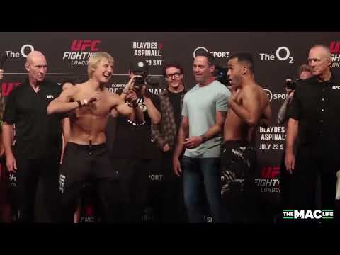 Paddy Pimblett mugs off Jordan Leavitt handshake at UFC London