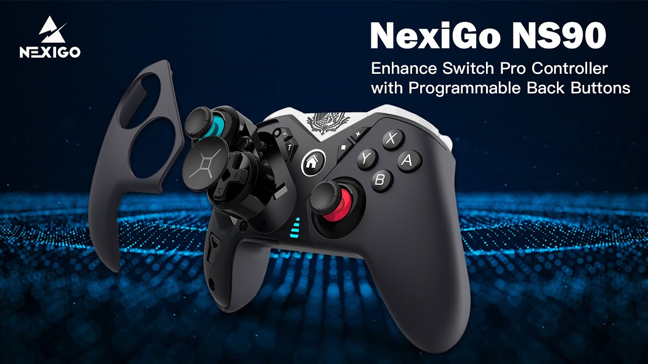 NexiGo Wireless Controller (No Deadzone) for Switch/Switch Lite/OLED,  Bluetooth Controllers for Nintendo Switch with Vibration, Motion, Turbo and  LED