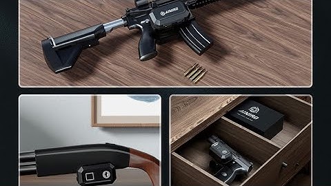 AINIRO Biometric Gun Trigger Lock - Fingerprint Gun Lock for Pistols, Rifles, Shotguns Review/Demo