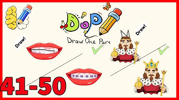 DOP Draw One Part | Level 41 42 43 44 45 46 47 48 49 50 Solution or Walkthrough