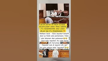 Thumbnail of DETIK” REZAGLADYS KECEPLOSAN DI PERSIDANGAN ❗️🤣#artist #viral#trending #rezagladys #nikitamirzani