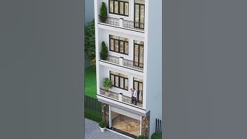 [HOT] Thiết kế Nhà Phố 4 tầng 1 tum ĐẸP XUẤT SẮC II #shorts