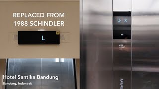 Download lagu Brand New KONE MiniSpace DX Elevator at Hotel Santika Bandung