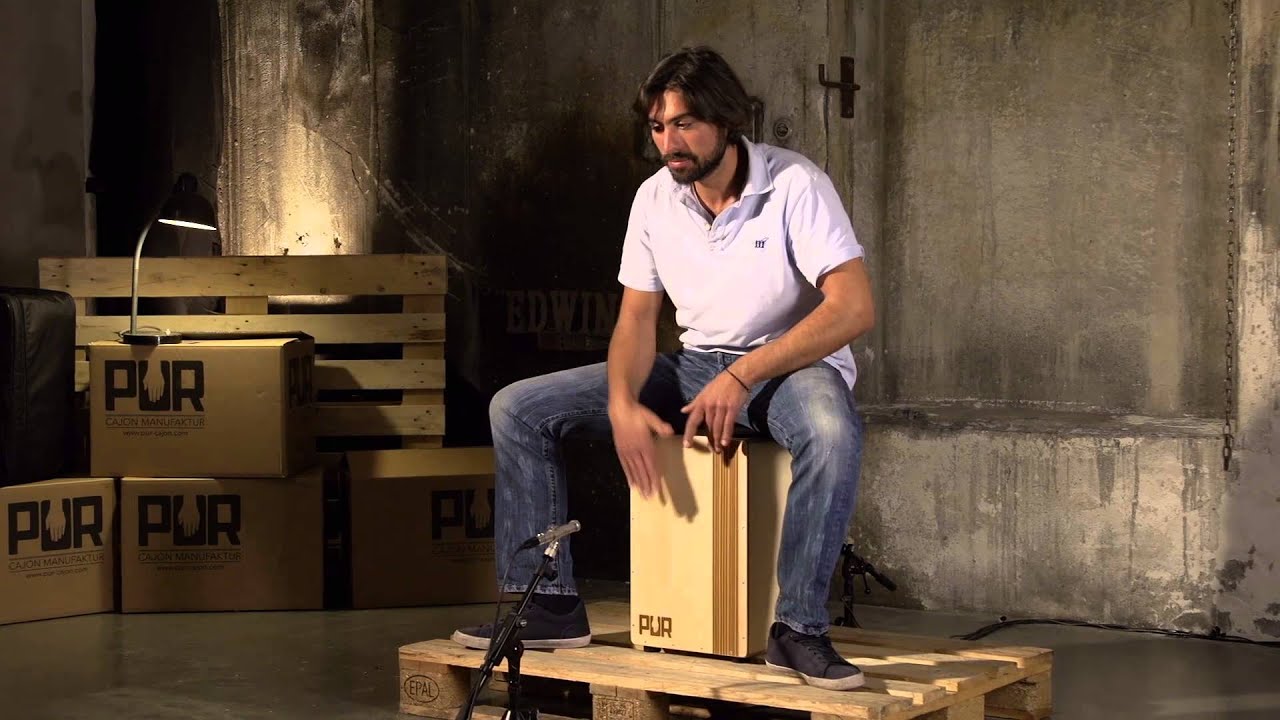 PUR Cajon Compact QS Zebrano