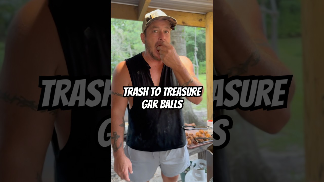 Deep fried gar balls. Hit the ▶️ to see how we took this gar from limb line bait snatcher to gourmet