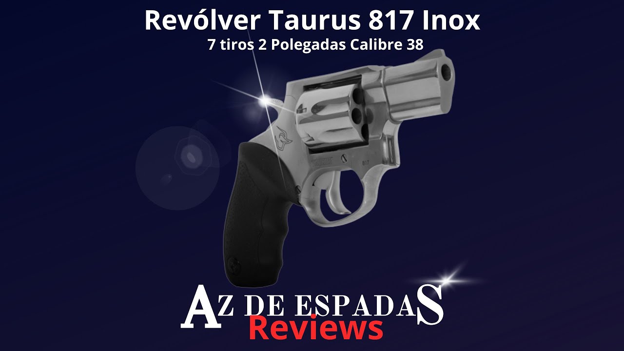 Revólver Taurus 817 Inox 7 tiros 2 Polegadas Calibre 38 