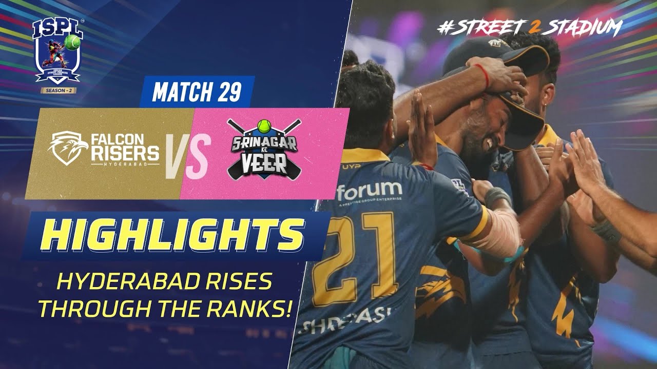 ISPL Season 2: Falcon Risers Hyderabad soar into the qualifiers! 