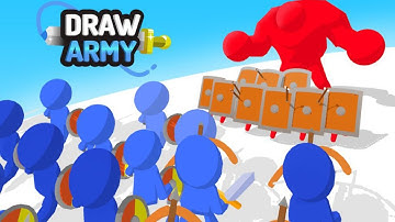 Draw Army - Level 1-10 Complete Gameplay Walkthrough (New Android, ios game 2021)
