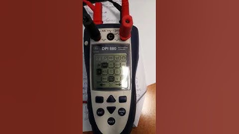 DPI 880 generazione lettura 4-20mA