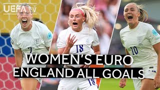 ENGLAND Women's EURO All GOALS!! | Women's Finalissima