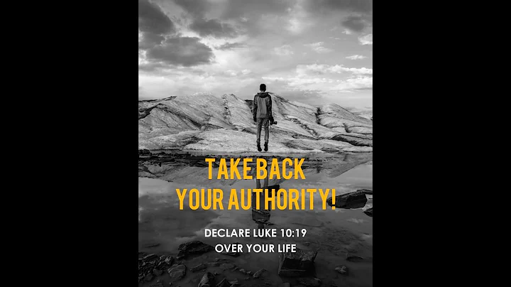 Authority to Trample on Serpents Luke 10:19. Prophetic Declarations. Speak God's Word Over Your Life