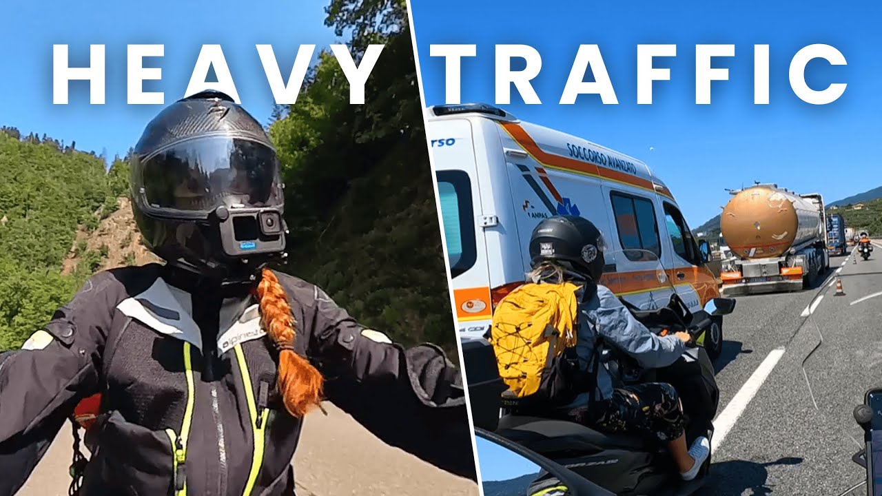 Riding through HEAT and TRAFFIC | First solo motorcycle journey