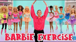 Barbie Exercise For Kids Become A Barbie Doll With Miss Linky Indoor Workout For Children