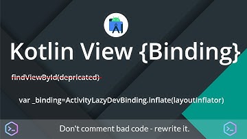 View Binding-Getting started- Forget about findViewById-Android Studio Tutorial