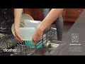 Cleaning stasher in the dishwasher