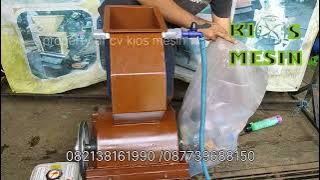 Uji Coba Mesin Giling Plastik Mini Kecil