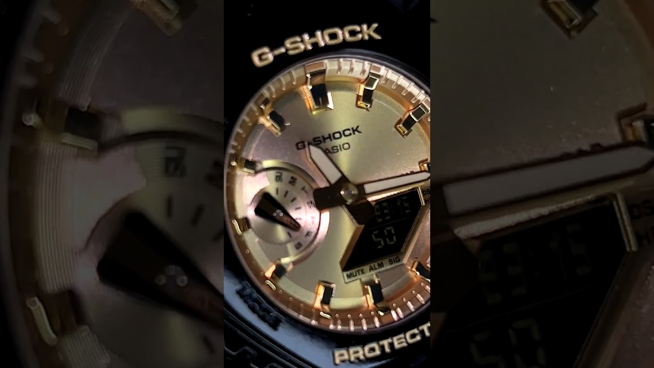 Casio G-Shock GA-2100GB-1 Black & Gold Elegance Meets Toughness