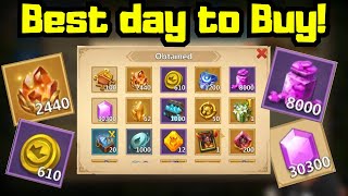 The best day to do a Purchase | Castle Clash