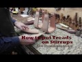 How to put Treads on Stirrups How to put Treads on Stirrups