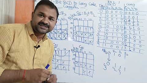 4 Bit BCD to Gray Code Converter || Digital Logic Design || Digital Electronics || DLD || DE