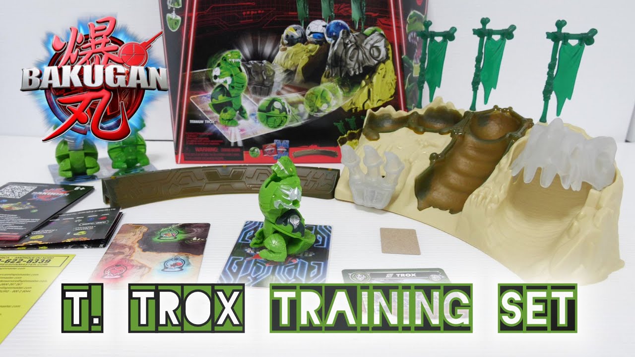 BAKUGAN DINOSAUR CLAN (TITANIUM TROX) TRAINING SET