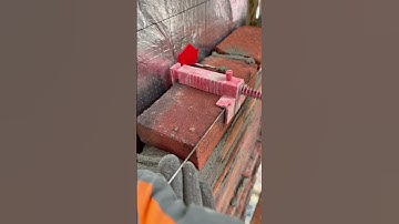 Amazing bricklaying clamp tool #construction #bricklayer #masonry #tools #innovation #shorts