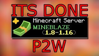 Griefing the BIGGEST BASE on Mineblaze with a NEW EXPLOIT