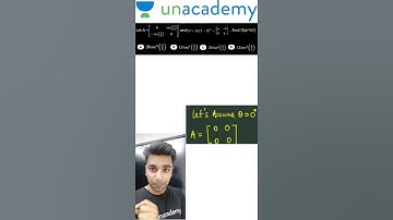 JEE Mains 2021: Solve Matrices question in seconds | JEE Sprint | Arvind Suthar #shorts