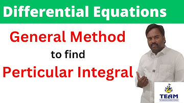 General Method for PI/ Particular Integration of Differential Equation by General Method
