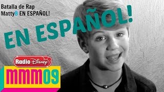 MattyB Rap Battle En Radio Disney (En español)