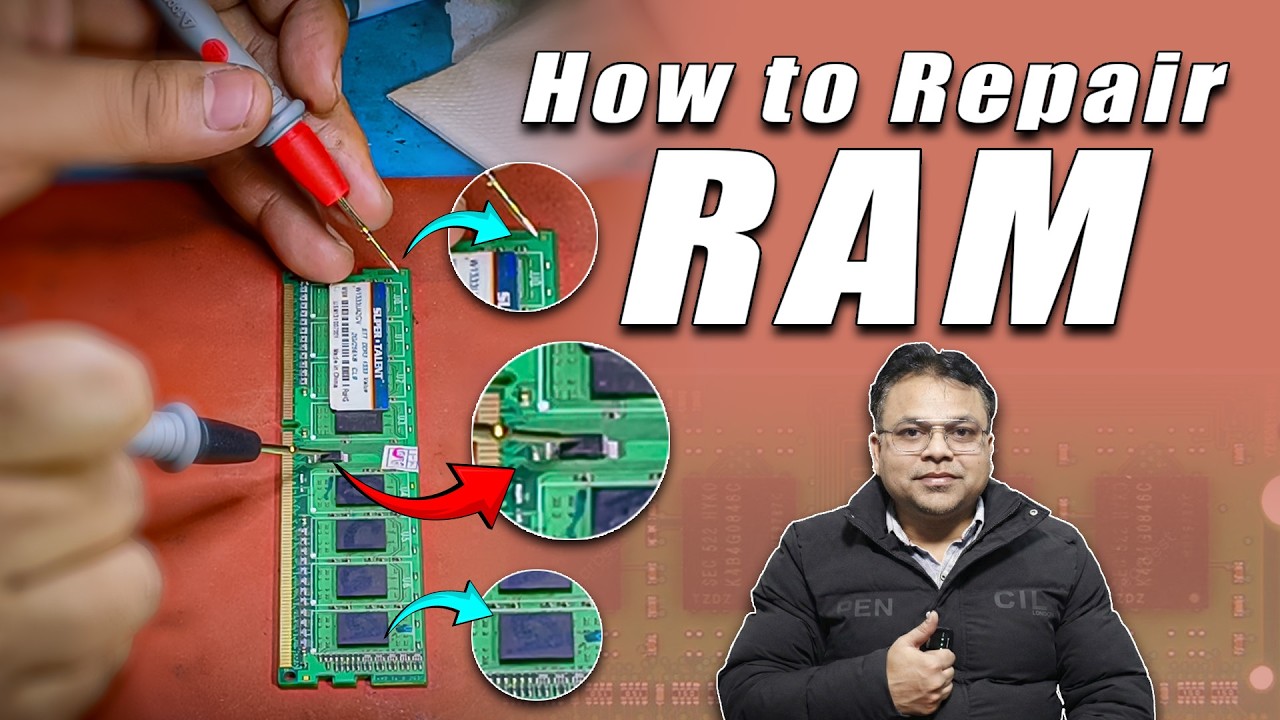 how to repair RAM in Laptop and desktop motherboard #AKinfo #karolbagh ...