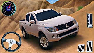 Realistic Mitsubishi Pickup Offroad Driving on Rocky Mountains | Android Gameplay screenshot 4