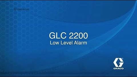 GLC 2200 Low Level Alarm