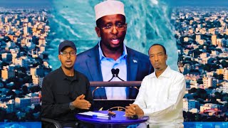 Abgaalow Aniga & Xasan shekh Naga dhex baxa oo isu kaaya daaya Sh. Shariif.