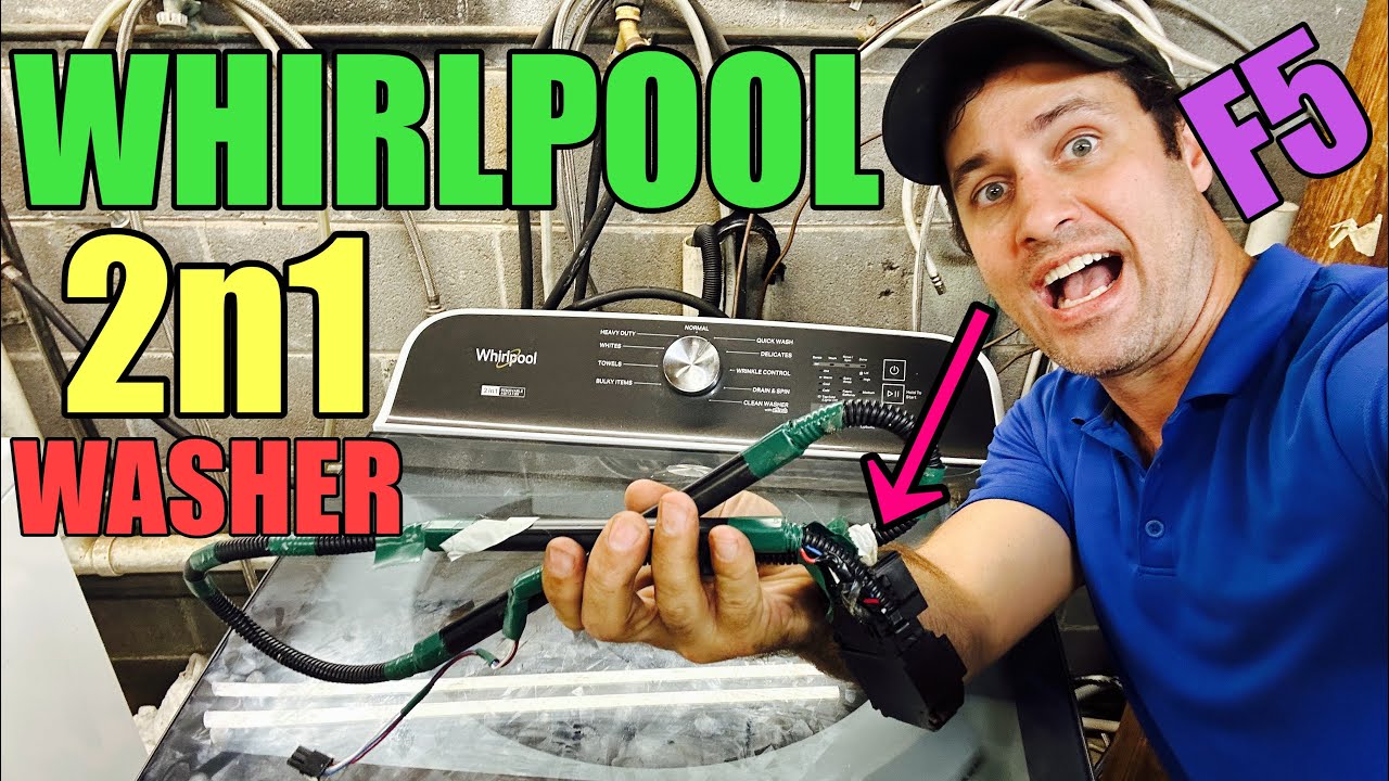 This Whirlpool 2in1 Washer Wasn't Starting | F5 Codes Usually