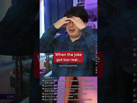 You broze past the joke