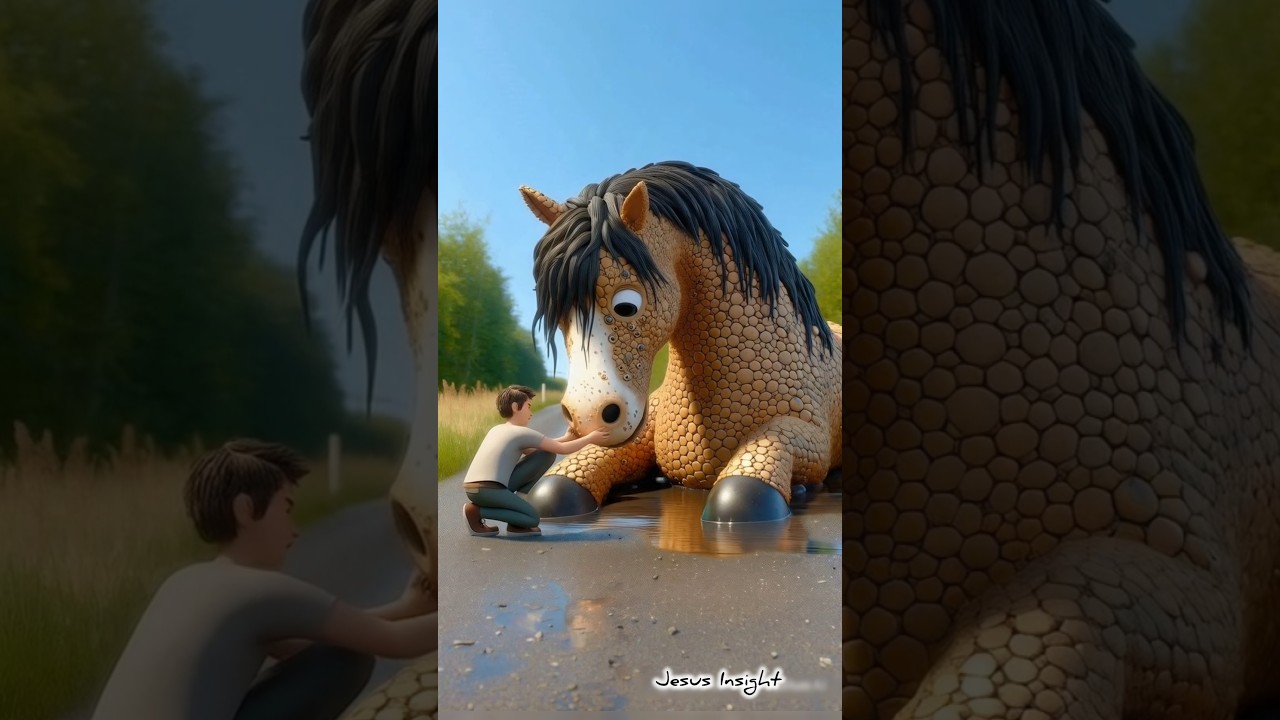 Horse rescue story 🐝