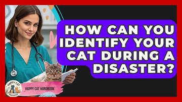 How Can You Identify Your Cat During A Disaster? - Happy Cat Handbook