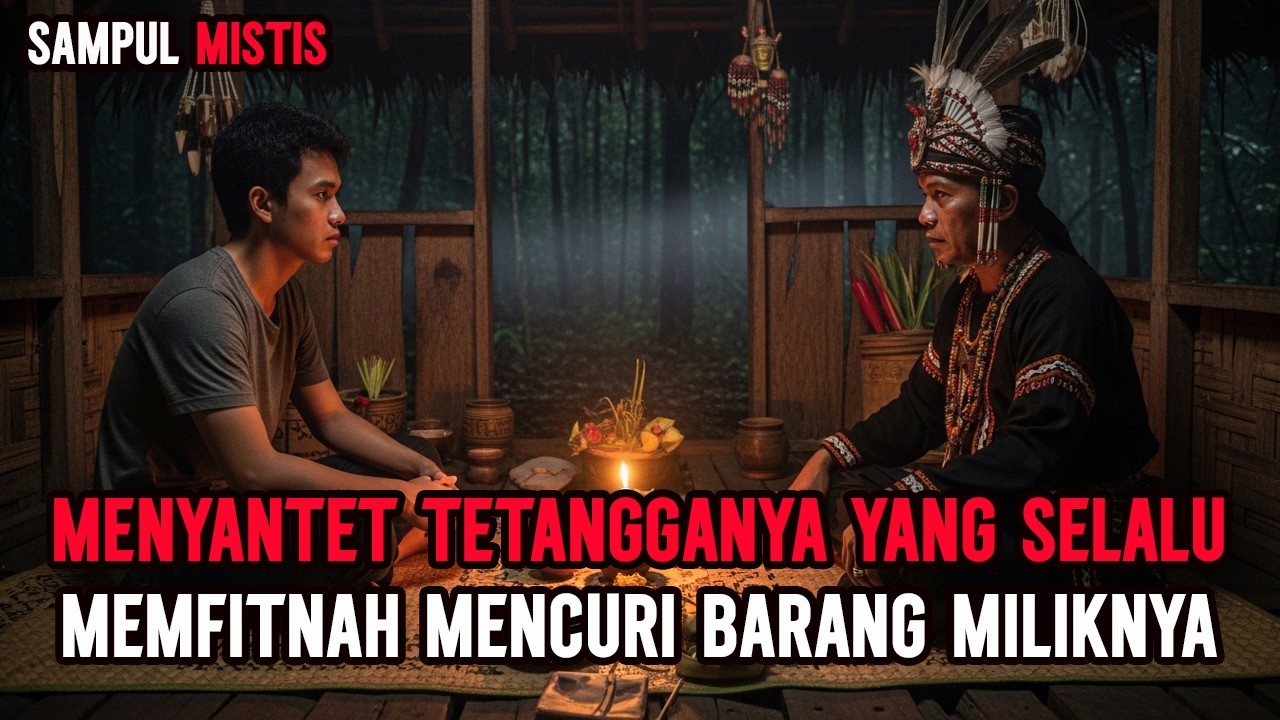 MENYANTET TETANGGANYA YANG SELALU MEMFITNAH MENCURI BARANG MILIKNYA