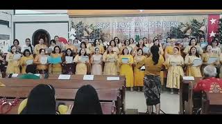 Sambutlah Dia Sang Putra Kudus Cover Paduan Suara SPPer Gabungan GKE Sinta Asi Barut