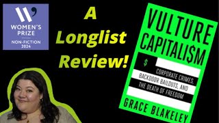 Vulture Capitalism by Grace Blakeley-A 2024 Women's Prize for Non-Fiction Book Review